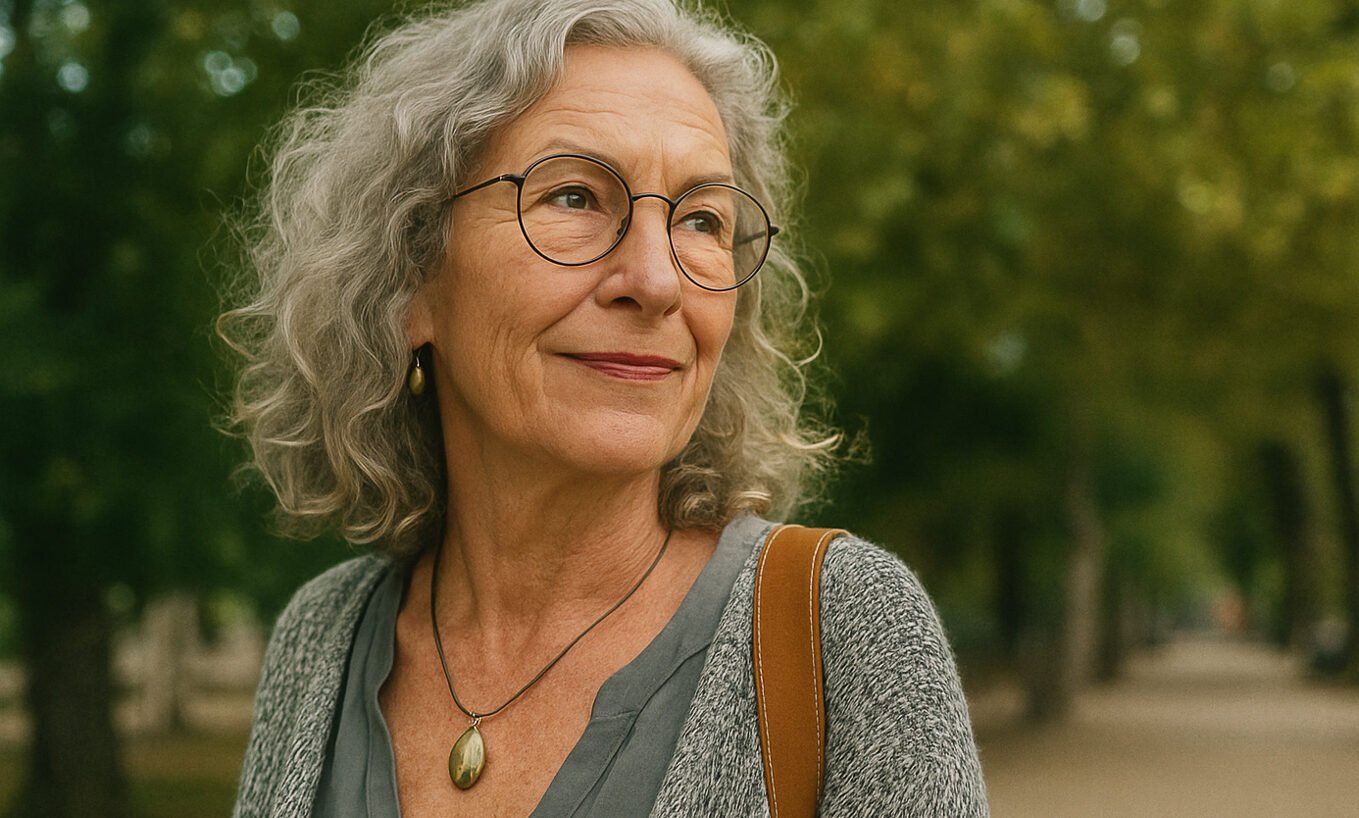 2.2.3_A_middle_aged_woman_is_feeling_good_about_herself_walking_outside_2-aspect-ratio-1506-906