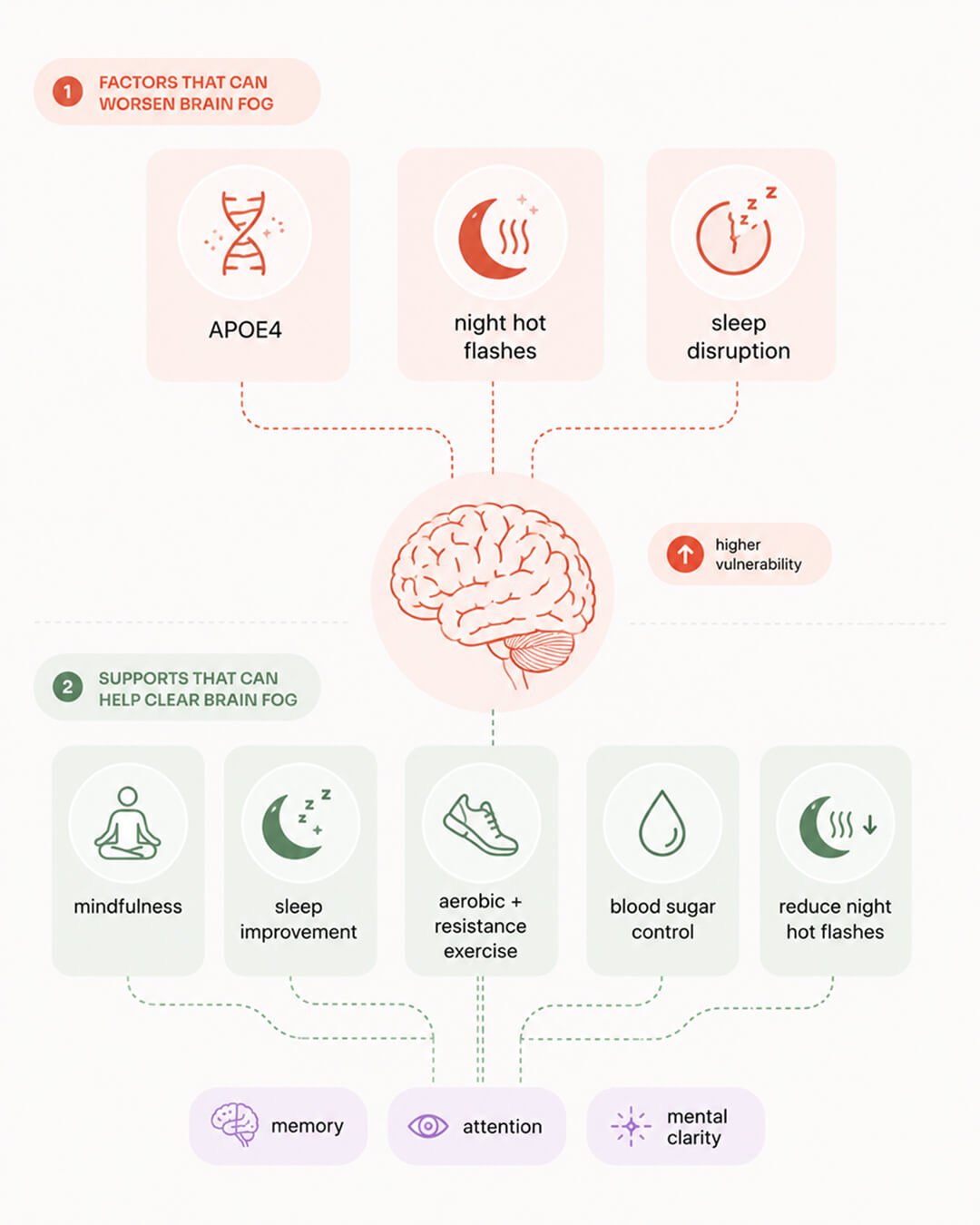 Perimenopause brain fog symptoms and what helps
